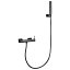 Kit ducha monomando Firenze black gun metal de Imex